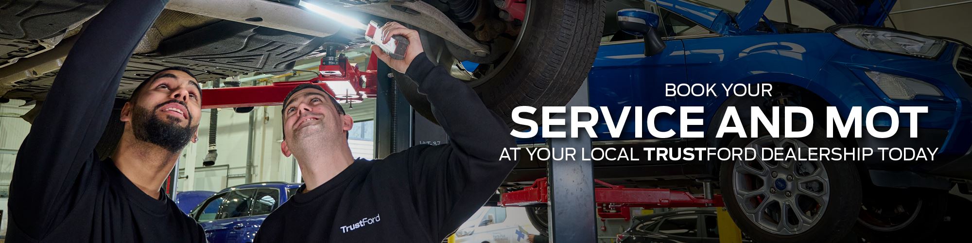 service and MOT banner